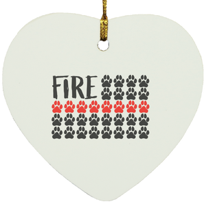 Fire Heart Ornament