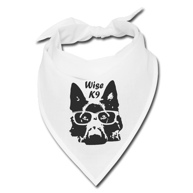 Wise K9 Bandana - white