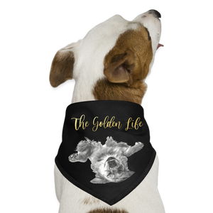 The Golden Life - Dog Bandana - black