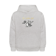 Load image into Gallery viewer, The Golden Life - Kids&#39; Hoodie - heather gray
