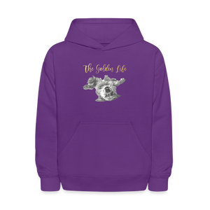 The Golden Life - Kids' Hoodie - purple