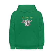 Load image into Gallery viewer, The Golden Life - Kids&#39; Hoodie - kelly green
