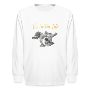 The Golden Life - Kids' Long Sleeve T-Shirt - white