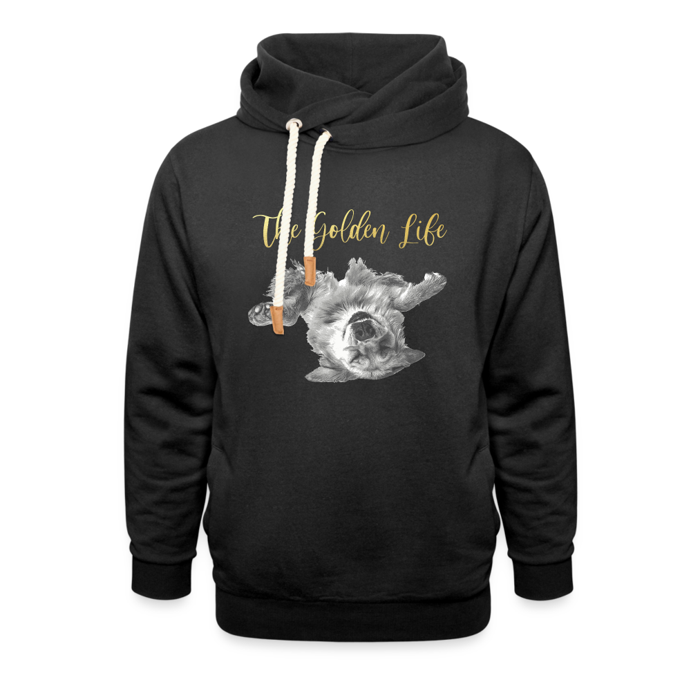 The Golden Life - Shawl Collar Hoodie - black
