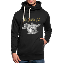 Load image into Gallery viewer, The Golden Life - Shawl Collar Hoodie - black
