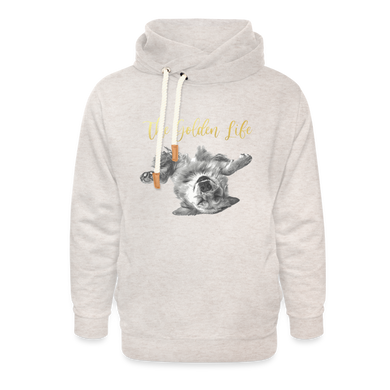 The Golden Life - Shawl Collar Hoodie - heather oatmeal