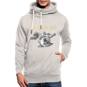 The Golden Life - Shawl Collar Hoodie - heather oatmeal