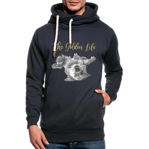 The Golden Life - Shawl Collar Hoodie - navy
