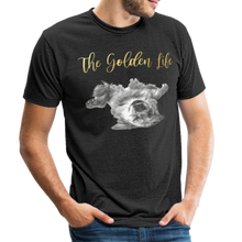 Load image into Gallery viewer, The Golden Life - Unisex Tri-Blend T-Shirt - heather black
