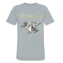 Load image into Gallery viewer, The Golden Life - Unisex Tri-Blend T-Shirt - heather grey
