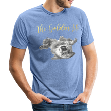 Load image into Gallery viewer, The Golden Life - Unisex Tri-Blend T-Shirt - heather blue
