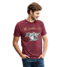 Load image into Gallery viewer, The Golden Life - Unisex Tri-Blend T-Shirt - heather cranberry
