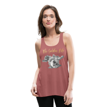 Load image into Gallery viewer, The Golden Life - Women&#39;s Flowy Tank Top by Bella - mauve
