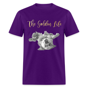 The Golden Life - Unisex Classic T-Shirt - purple