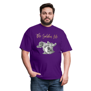 The Golden Life - Unisex Classic T-Shirt - purple