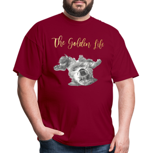 The Golden Life - Unisex Classic T-Shirt - burgundy
