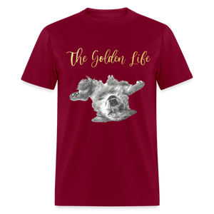 The Golden Life - Unisex Classic T-Shirt - burgundy