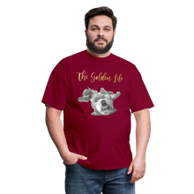 Load image into Gallery viewer, The Golden Life - Unisex Classic T-Shirt - burgundy
