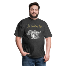 Load image into Gallery viewer, The Golden Life - Unisex Classic T-Shirt - heather black
