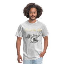 Load image into Gallery viewer, The Golden Life - Unisex Classic T-Shirt - heather gray
