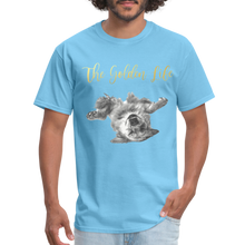 Load image into Gallery viewer, The Golden Life - Unisex Classic T-Shirt - aquatic blue

