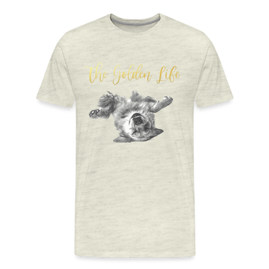 The Golden Life - Men's Premium T-Shirt - heather oatmeal