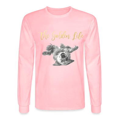 The Golden Life - Men's Long Sleeve T-Shirt - pink