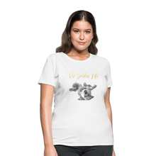 Load image into Gallery viewer, The Golden Life - Women&#39;s T-Shirt - white

