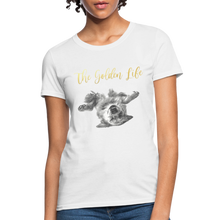 Load image into Gallery viewer, The Golden Life - Women&#39;s T-Shirt - white
