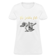 Load image into Gallery viewer, The Golden Life - Women&#39;s T-Shirt - white

