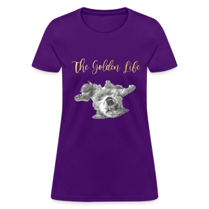 The Golden Life - Women's T-Shirt - purple