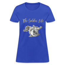Load image into Gallery viewer, The Golden Life - Women&#39;s T-Shirt - royal blue
