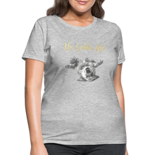 Load image into Gallery viewer, The Golden Life - Women&#39;s T-Shirt - heather gray
