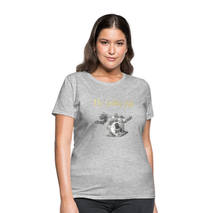 The Golden Life - Women's T-Shirt - heather gray