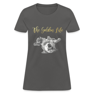 The Golden Life - Women's T-Shirt - charcoal