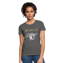 Load image into Gallery viewer, The Golden Life - Women&#39;s T-Shirt - charcoal
