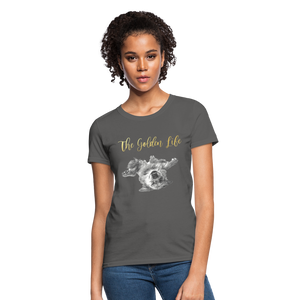 The Golden Life - Women's T-Shirt - charcoal