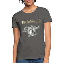Load image into Gallery viewer, The Golden Life - Women&#39;s T-Shirt - charcoal
