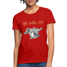 Load image into Gallery viewer, The Golden Life - Women&#39;s T-Shirt - red
