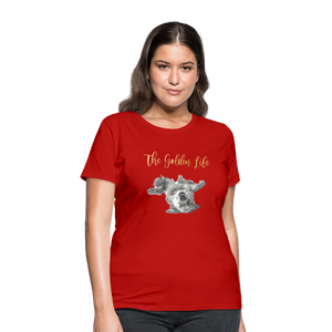 The Golden Life - Women's T-Shirt - red