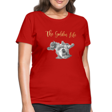 Load image into Gallery viewer, The Golden Life - Women&#39;s T-Shirt - red
