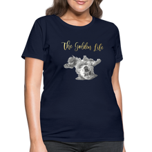 Load image into Gallery viewer, The Golden Life - Women&#39;s T-Shirt - navy
