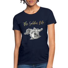 Load image into Gallery viewer, The Golden Life - Women&#39;s T-Shirt - navy
