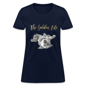 The Golden Life - Women's T-Shirt - navy