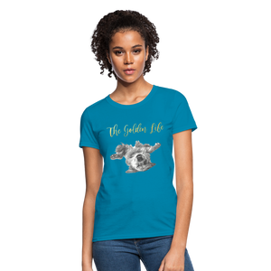 The Golden Life - Women's T-Shirt - turquoise