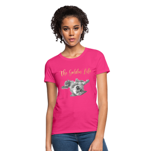The Golden Life - Women's T-Shirt - fuchsia