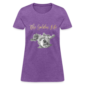 The Golden Life - Women's T-Shirt - purple heather