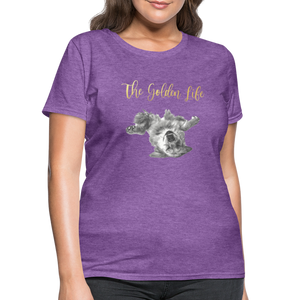 The Golden Life - Women's T-Shirt - purple heather