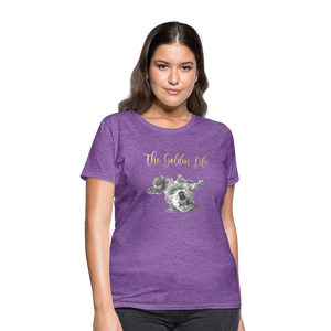 The Golden Life - Women's T-Shirt - purple heather