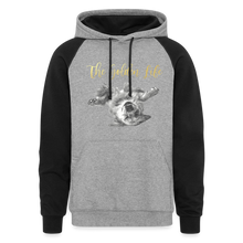 Load image into Gallery viewer, The Golden Life - Colorblock Hoodie - heather gray/black
